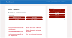 Desktop Screenshot of finite-elemente.de